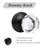 Probrico Interior Crystal Passage Round Door Knobs Non Locking Half Dummy Door Handles-81623358