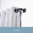 Manchester Bronn Matte Black Adjustable 0.75" Single Curtain Rod-1603890406