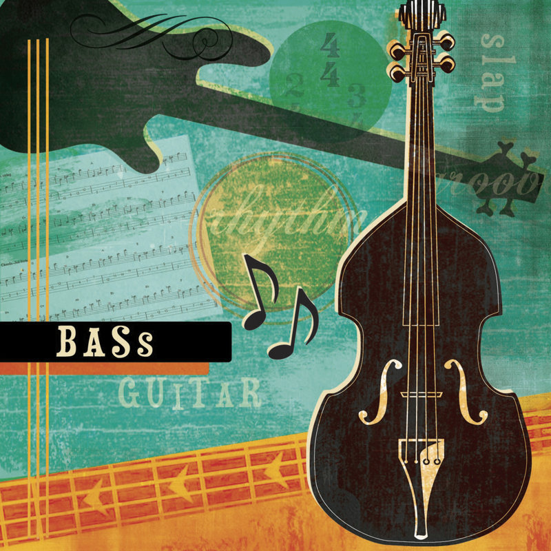 Music Notes I by Beth Anne Creative - Wrapped Canvas Print, 30cm H x 30cm W