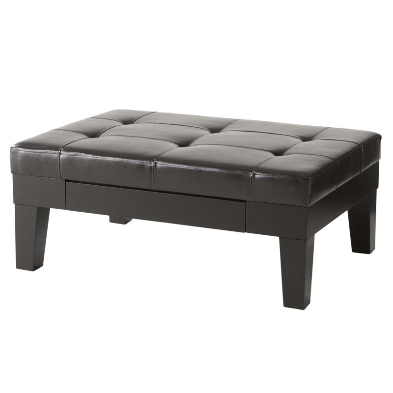 Repose-pieds moderne avec rangement pour le salon