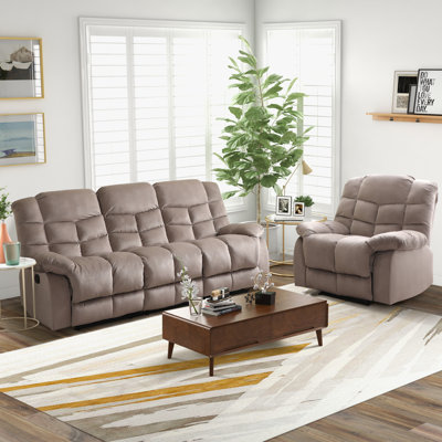 2-Piece Manual Reclining Living Room Set