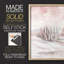 «Blush Winter», reproduction encadrée - bois massif