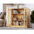 Palace Imports 100% Solid Wood Short Bookcase with Glass Doors, Adjustable Shelves, Modular Storage Bookshelf, 32" W x 35.75" H-109423294