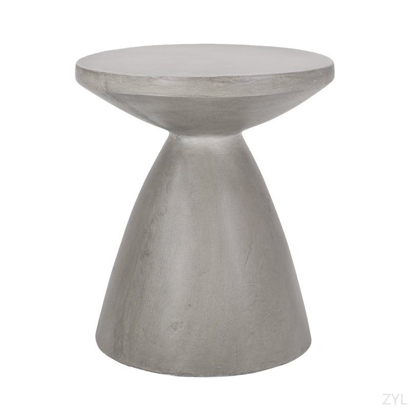 Outdoor Lightweight Concrete Side Table
