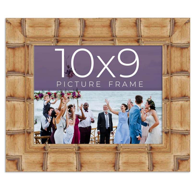Cadre photo en bois massif Arianah, L 10 po x H 9 po