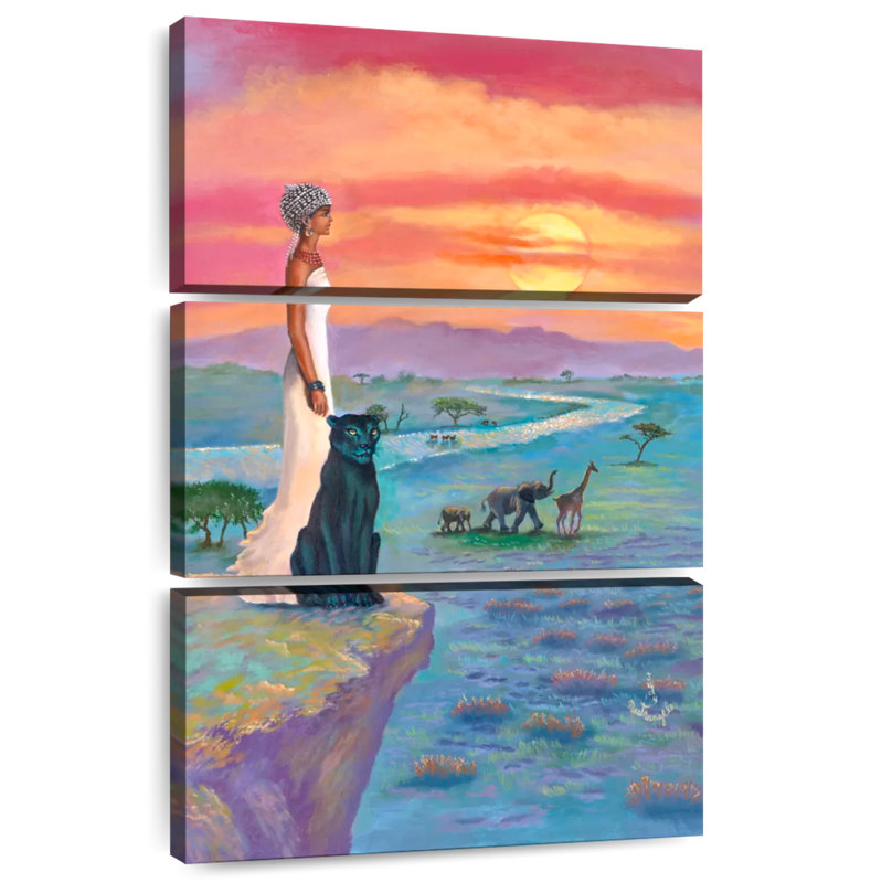 Leisha African Queen, 38" H x 24" W