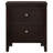 Garrett Cappuccino 2-Drawer Rectangular Nightstand