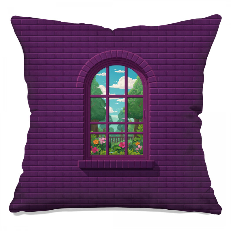 Coussins décoratifs mauves, 16 x 16 inches