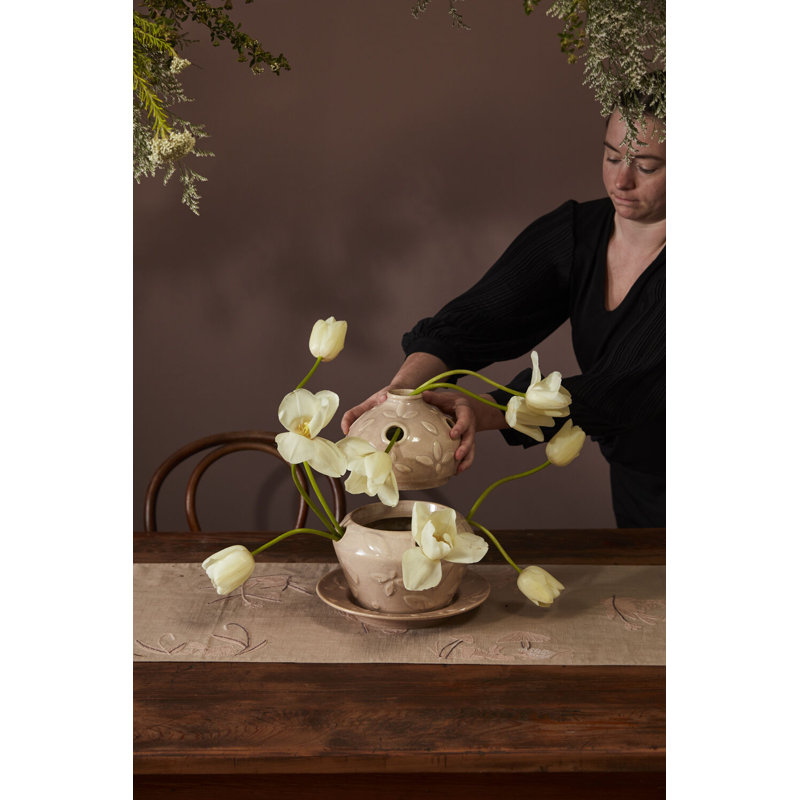 Vase en fleurs 10 "