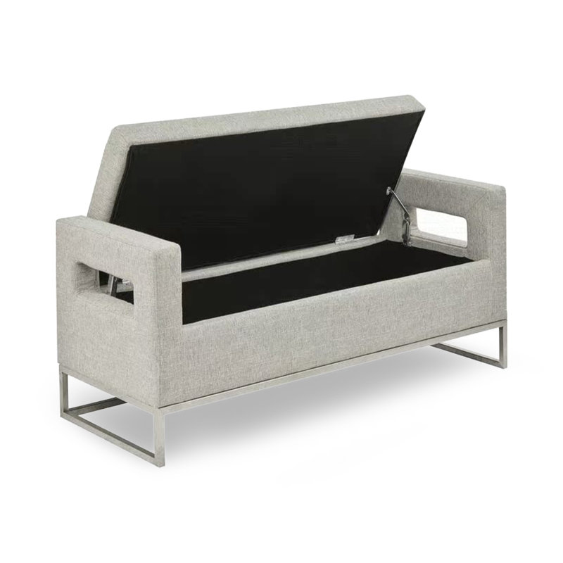 Repose-pieds en velours avec accoudoirs Modern