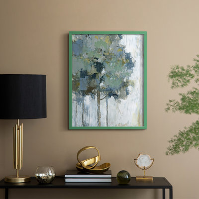 «Spring Tree I», reproduction encadrée - bois massif