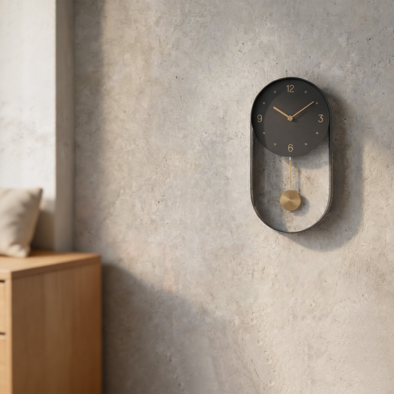 Cast Iron Wall Clock