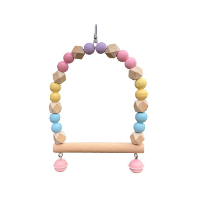 Wooden Swings Parrots Claw Sharpening Stick Standing Stick Pet Supplies Throughout Frosted Standing Pole Standing Stick Sandstone Claw Sharpening Swings