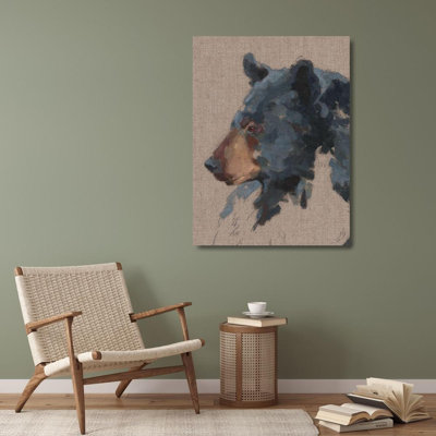 Toile tendue avec châssis Millwood Pines Green, Jacob, Big Bear IV