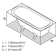 Hampshire 67.13" x 30.5" Freestanding Soaking Bathtub in Volcanic Limestone with Overflow