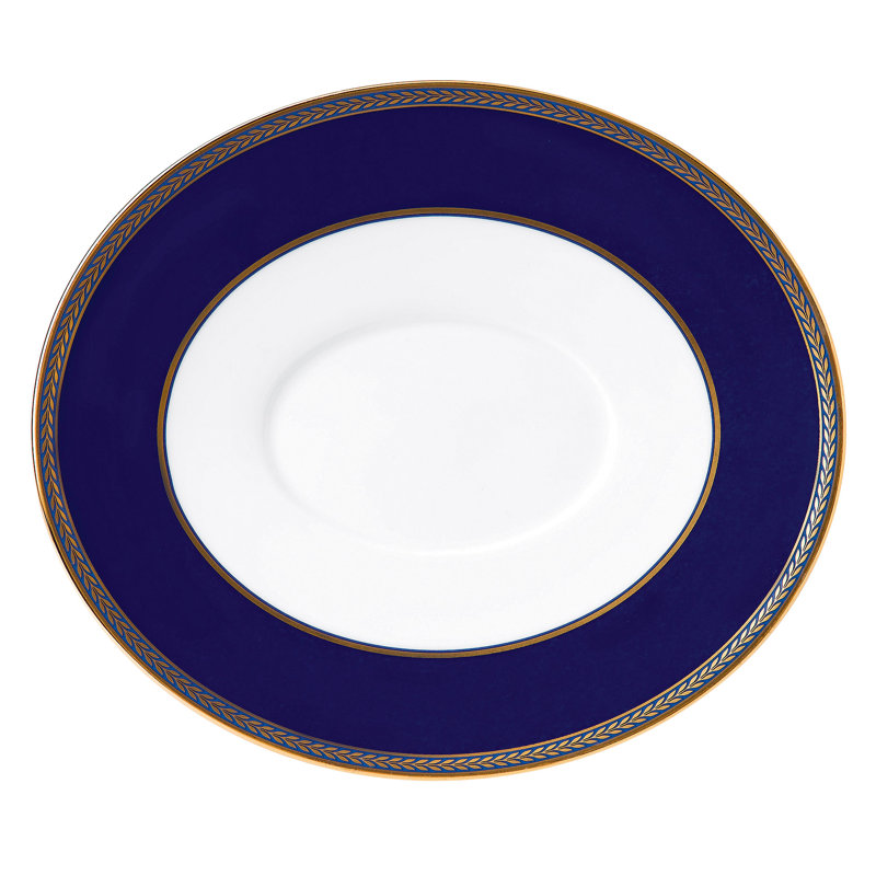 Wedgwood Renaissance Gold Porcelain Sauce Boat Stand