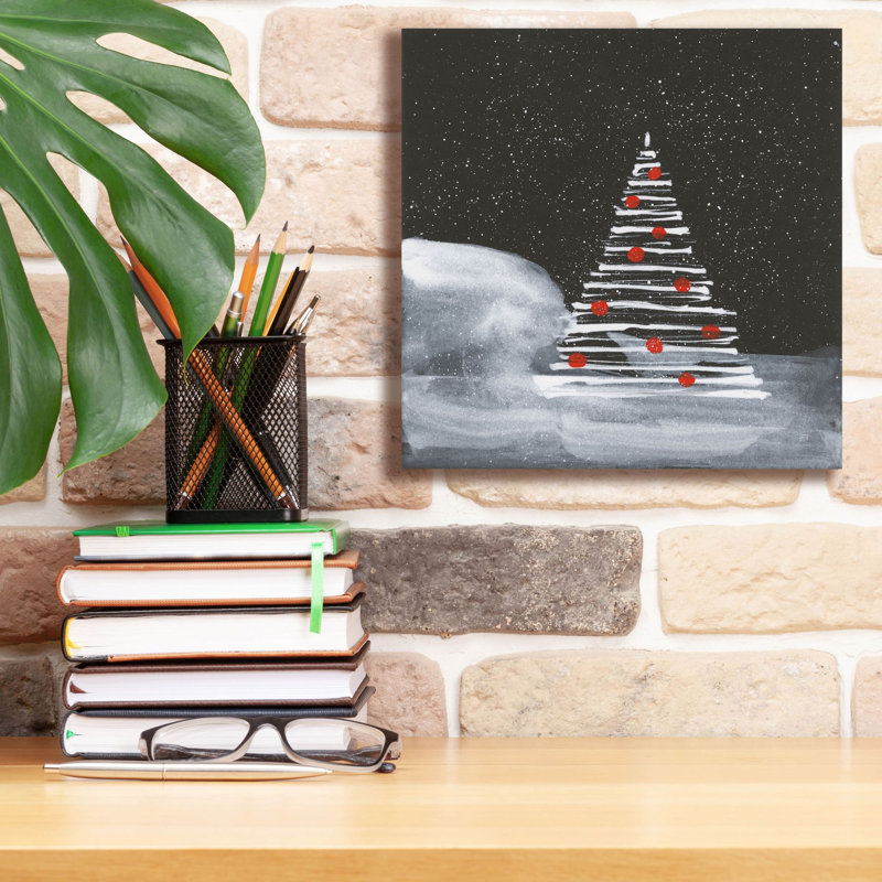 «Winter White 2» par Chris Paschke, art mural sur toile, H 12 po x l 12 po x P 0,75 po