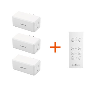 Remote Control 15-Amp Button Light Switch