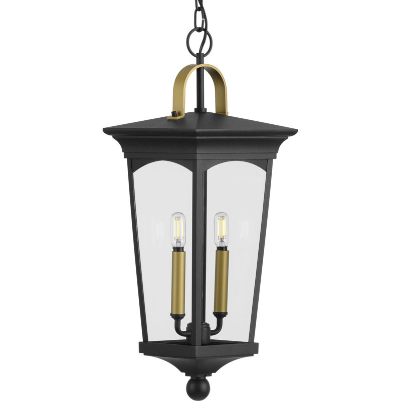 Luminaire suspendu rectangulaire à 2 lumières Laverriere
