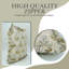 Fabdivine White Frill Linen Double Side, Block Print, Handamde, Rishi-107145585-107145590