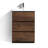 Hridhaan 23.5'' Single Bathroom Vanity with Plastic Top-31857747