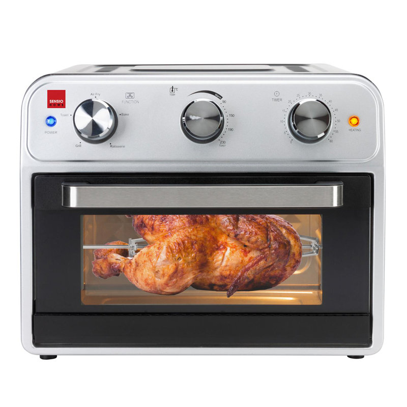 21L Air Fryer Oven with Rotisserie, Full Accessory Set