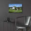  «Blue Sky Pastures» par Michael Fratrich, art mural en verre acrylique, 24 po x 16 po