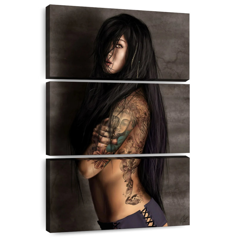 Senne Buddha Tattoo, 32" H x 20" W