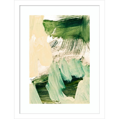 Minimalist Painting 09 by Iris Lehnhardt Wood Framed Wall Art Print