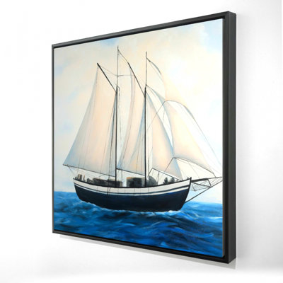 " Sailingboat By A Sunny Day "