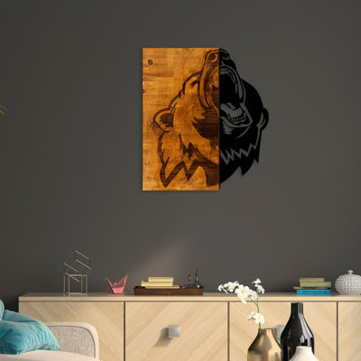 Décoration murale en bois