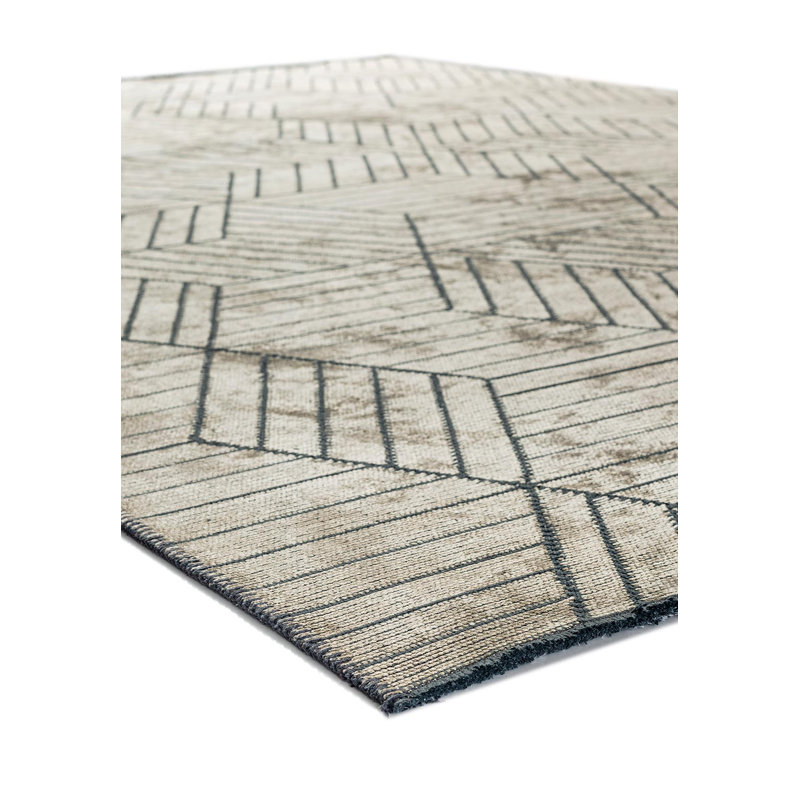 Rapture Geometric Shapes Area Rug, Rectangle 9'10" x 14'
