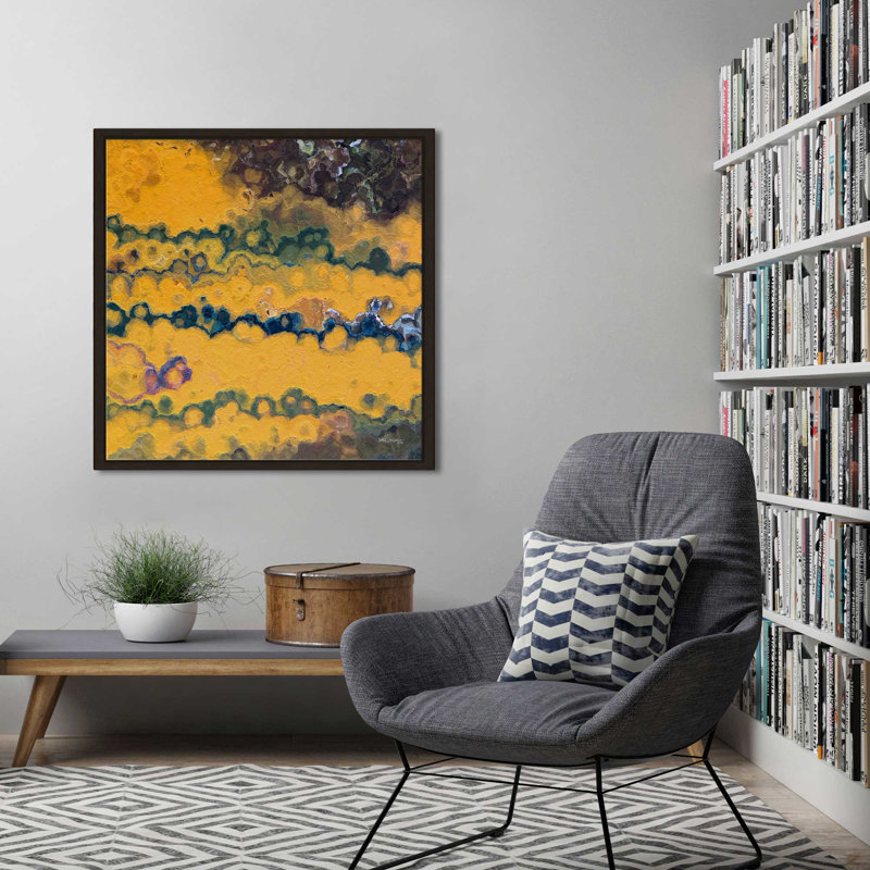 «John 14:12 Miracles Abound» par Mark Lawrence - reproduction, Cadre flottant espresso, H 21,5 po x l 21,5 po x P 2 po