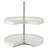Rev-A-Shelf Lazy Susan Pie-Cut Polymer Two-Shelf, White-29099949-29099951