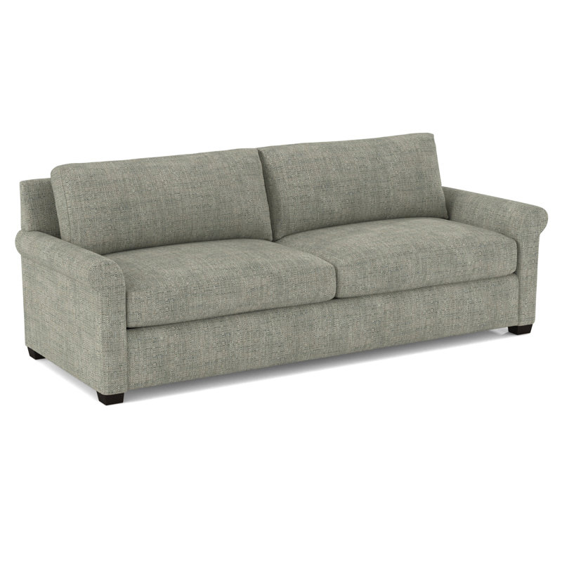 Leather Sofa, Applause Porpoise, Black