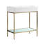 Ensemble de meuble-lavabo autoportant Pierre 32-59097703