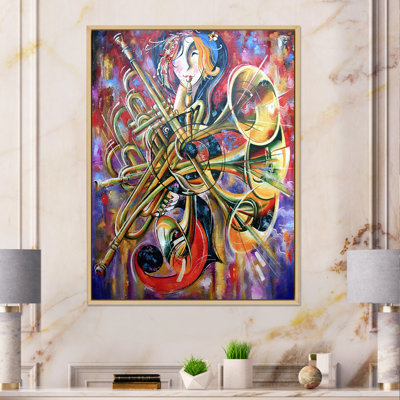Impression abstraite multicolore sur toile - Bohème et éclectique, impression sur toile