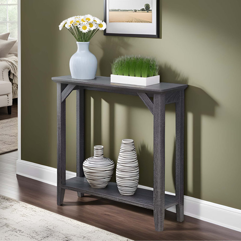 Keffer 36'' Console Table, Weathered Gray