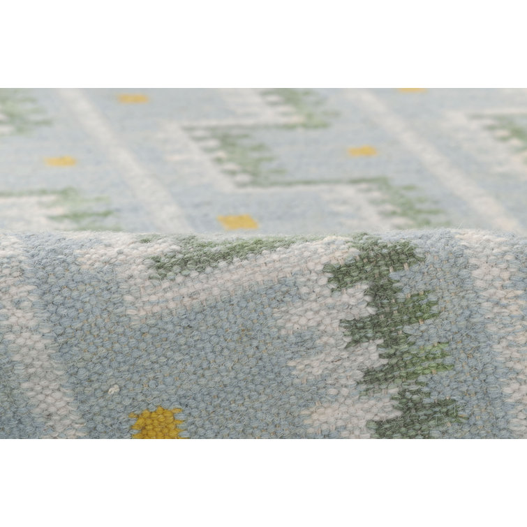 Freya Geometric Hand Woven Wool Rug