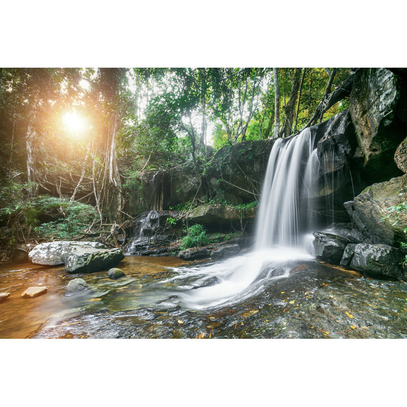 Kbal Spean Waterfall par Goinyk - photographie sur toile tendue, H 8 po x l 12 po