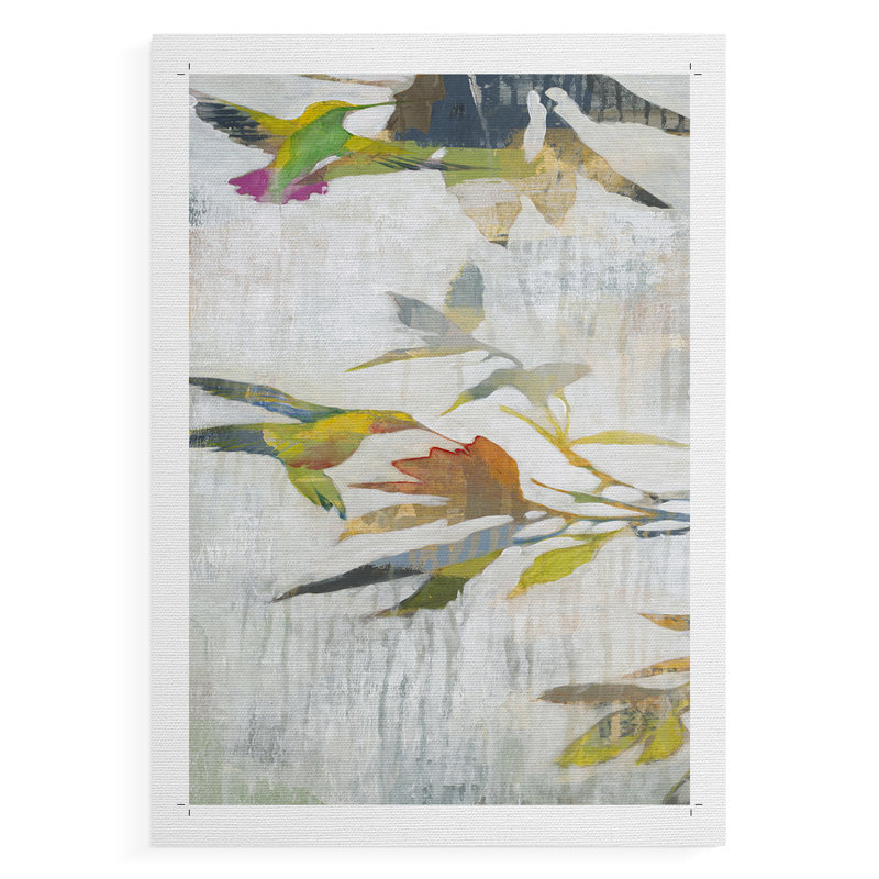 Garden Party V1 - Impression sur toile seulement - NON-CADRE