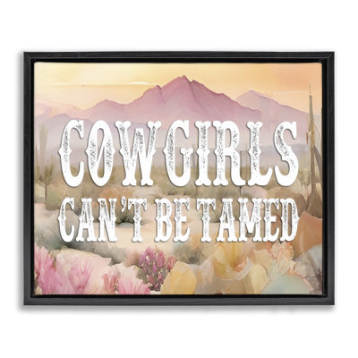  Art mural sur toile "Cowgirls"