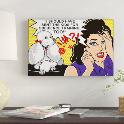 «Obedience Training», impression sur toile