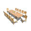 Charleston Outdoor 13 - Piece Teak Dining Set