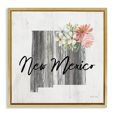 "Shabby Elegance New Mexico", art mural encadré flottant par Cindy Jacobs