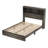 Gorney Bed Frame with Storage Headboard, 2 Nightstands, Dresser & Charging Station-117987742