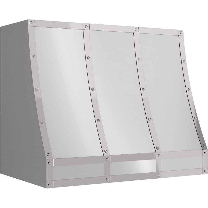 Designer Zephyr Forte 36 In. Wall Mount Custom Range Hood In Stainless Steel BODY ONLY