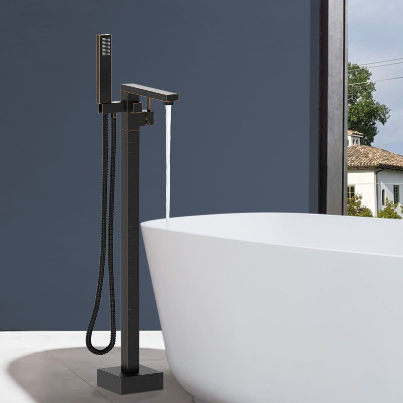 Bathroom Freestanding Tub Filler,  Venetian Bronze