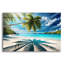  «Paradise Beach 10» par Rey Klimt, art mural en verre acrylique, 36 po x 24 po-2136994739