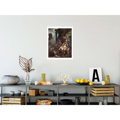 The Justice of Trajan (53-117) by Eugène Delacroix - Giclee Print